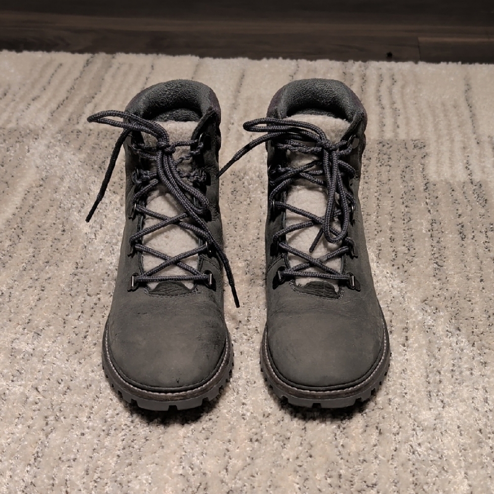 Helly Hansen Gray Lace-Up Waterproof Boots